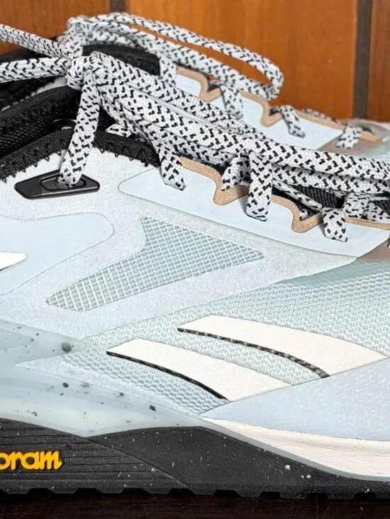 Reebok Nano X3 Adventure Feel Good Blue White Womens Sz 8 - EUC VERY NICE - Picture 2 of 9